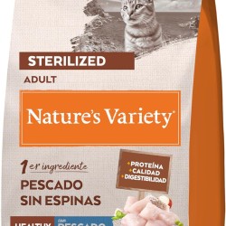 Nature's Variety Healthy Grains - Sterilised Cat Food for Adult White Fish without Thorns - 1.25 kg Nature's Variety Healthy Grains - Sterilised Cat Food for Adult White Fish without Thorns - 1.25 kg