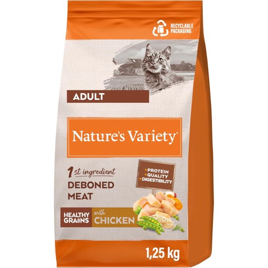 Nature's Variety Original Adult Cat Dry Food - Boneless Chicken - 3kg Nature's Variety Original Adult Cat Dry Food - Boneless Chicken - 3kg