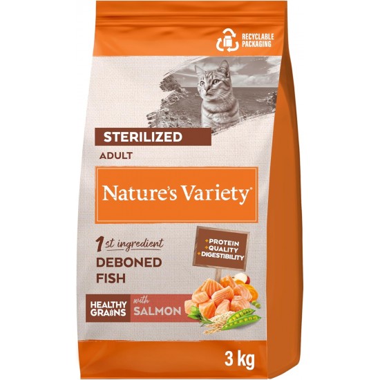 Nature's Variety Selected - Sterilised Adult Cat Food - Grain Free - Chicken Grown Outdoors - 1.25kg Nature's Variety Selected - Sterilised Adult Cat Food - Grain Free - Chicken Grown Outdoors - 1.25kg