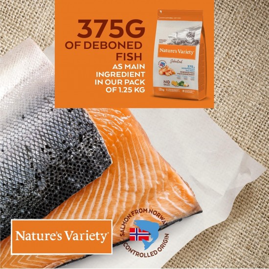 Nature's Variety Selected - Sterilised Adult Cat Food - Grain Free - Chicken Grown Outdoors - 1.25kg Nature's Variety Selected - Sterilised Adult Cat Food - Grain Free - Chicken Grown Outdoors - 1.25kg