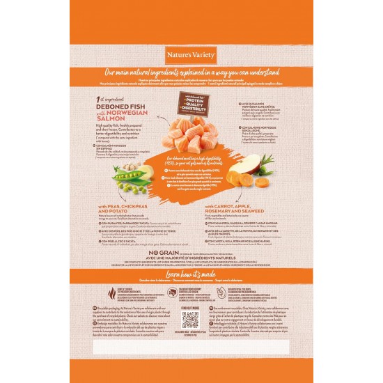 Nature's Variety Selected - Sterilised Adult Cat Food - Grain Free - Chicken Grown Outdoors - 1.25kg Nature's Variety Selected - Sterilised Adult Cat Food - Grain Free - Chicken Grown Outdoors - 1.25kg