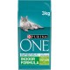 Nestle PURINA ONE Bifensis Indoor Formula Dry Cat Food for House Cats, Rich in Turkey, Pack of 6 (6 x 750 g) Nestle PURINA ONE Bifensis Indoor Formula Dry Cat Food for House Cats, Rich in Turkey, Pack of 6 (6 x 750 g)