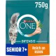 Nestle PURINA ONE Bifensis Senior 7+ Dry Cat Food, Rich in Chicken, Pack of 6 (6 x 750 g) Nestle PURINA ONE Bifensis Senior 7+ Dry Cat Food, Rich in Chicken, Pack of 6 (6 x 750 g)