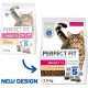 PERFECT FIT Adult Dry Food for Adult Cats from 1 Year - Salmon, 7 kg (1 Bag)