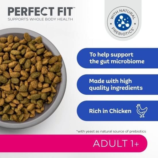 PERFECT FIT Adult Dry Food for Adult Cats from 1 Year - Salmon, 7 kg (1 Bag) PERFECT FIT Adult Dry Food for Adult Cats from 1 Year - Salmon, 7 kg (1 Bag)