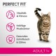 PERFECT FIT Adult Dry Food for Adult Cats from 1 Year - Salmon, 7 kg (1 Bag)