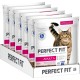 PERFECT FIT Adult Dry Food for Adult Cats from 1 Year - Salmon, 7 kg (1 Bag)