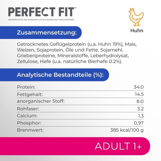 PERFECT FIT Adult Dry Food for Adult Cats from 1 Year - Salmon, 7 kg (1 Bag) PERFECT FIT Adult Dry Food for Adult Cats from 1 Year - Salmon, 7 kg (1 Bag)