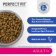 PERFECT FIT Adult Dry Food for Adult Cats from 1 Year - Salmon, 7 kg (1 Bag)