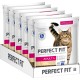PERFECT FIT Adult Dry Food for Adult Cats from 1 Year - Salmon, 7 kg (1 Bag)