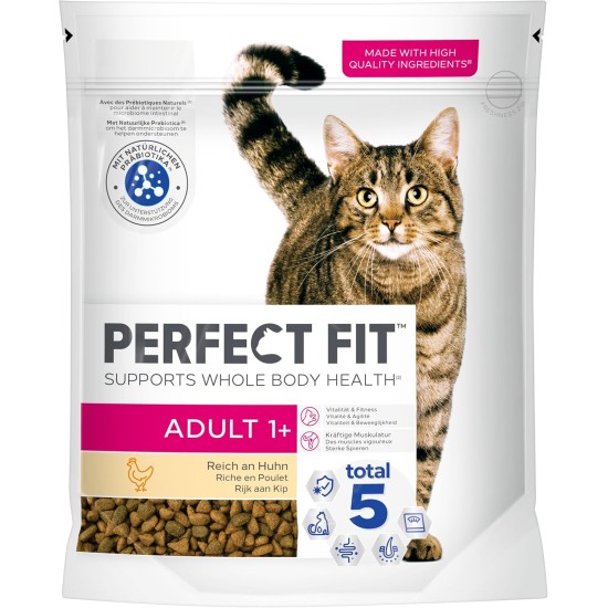 PERFECT FIT Adult Dry Food for Adult Cats from 1 Year - Salmon, 7 kg (1 Bag) PERFECT FIT Adult Dry Food for Adult Cats from 1 Year - Salmon, 7 kg (1 Bag)