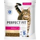 PERFECT FIT Adult Dry Food for Adult Cats from 1 Year - Salmon, 7 kg (1 Bag)