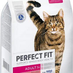 PERFECT FIT Adult Dry Food for Adults, Active Cats from 1 Year - Beef, 7 kg (1 Bag)