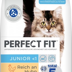 PERFECT FIT Junior Dry Food for Young Cats Under 1 Year - Chicken, 7 kg (1 Bag)