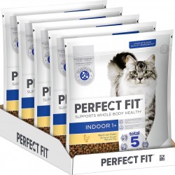 PERFECT FIT™ Katze Beutel Indoor 1+ mit Huhn 5 x 1,4kg