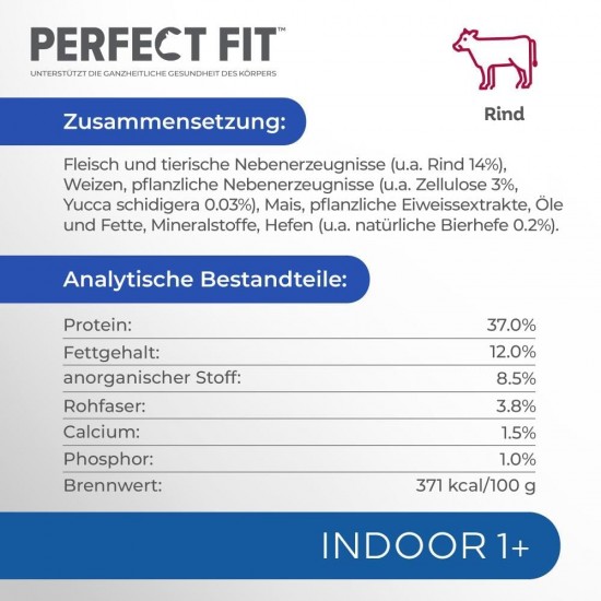 PERFECT FIT™ Katze Beutel Indoor 1+ mit Huhn 6 x 750g PERFECT FIT™ Katze Beutel Indoor 1+ mit Huhn 6 x 750g