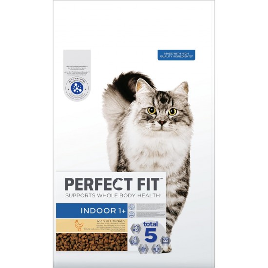 PERFECT FIT™ Katze Beutel Indoor 1+ mit Huhn 6 x 750g PERFECT FIT™ Katze Beutel Indoor 1+ mit Huhn 6 x 750g