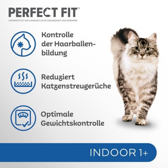 PERFECT FIT™ Katze Beutel Indoor 1+ mit Huhn 6 x 750g PERFECT FIT™ Katze Beutel Indoor 1+ mit Huhn 6 x 750g