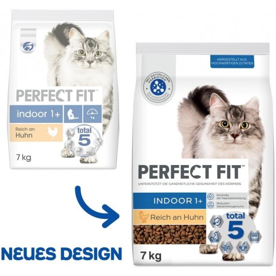 PERFECT FIT™ Katze Beutel Indoor 1+ mit Huhn 6 x 750g PERFECT FIT™ Katze Beutel Indoor 1+ mit Huhn 6 x 750g
