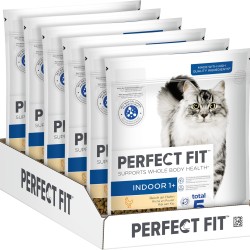 PERFECT FIT™ Katze Beutel Indoor 1+ mit Huhn 6 x 750g