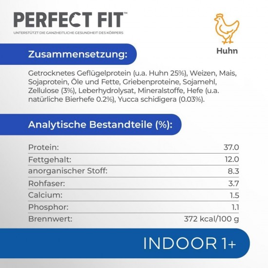 PERFECT FIT™ Katze Beutel Indoor 1+ mit Huhn 6 x 750g PERFECT FIT™ Katze Beutel Indoor 1+ mit Huhn 6 x 750g