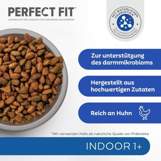 PERFECT FIT™ Katze Beutel Indoor 1+ mit Huhn 6 x 750g PERFECT FIT™ Katze Beutel Indoor 1+ mit Huhn 6 x 750g