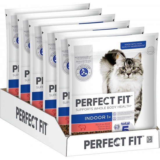 PERFECT FIT™ Katze Beutel Indoor 1+ mit Huhn 6 x 750g PERFECT FIT™ Katze Beutel Indoor 1+ mit Huhn 6 x 750g
