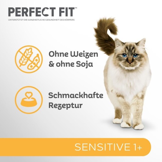 PERFECT FIT™ Katze Beutel Sensitive 1+ mit Truthahn 6 x 750g PERFECT FIT™ Katze Beutel Sensitive 1+ mit Truthahn 6 x 750g