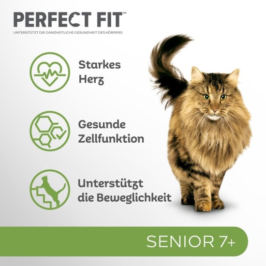 PERFECT FIT Senior Dry Food for Older Cats from 7 Years - Chicken, 7 kg (1 Bag) PERFECT FIT Senior Dry Food for Older Cats from 7 Years - Chicken, 7 kg (1 Bag)