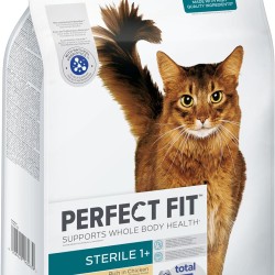 PERFECT FIT Sterile Adult Dry Food for Adults, Sterilised Cats from 1 Year - Chicken, 7 kg (1 Bag) PERFECT FIT Sterile Adult Dry Food for Adults, Sterilised Cats from 1 Year - Chicken, 7 kg (1 Bag)