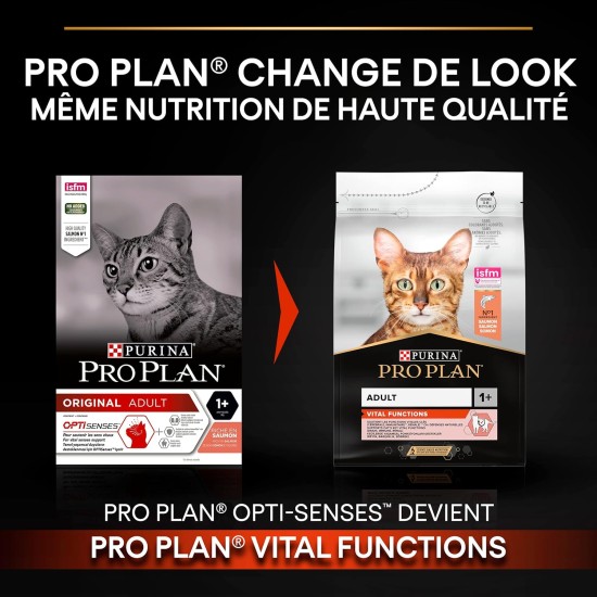 PRO PLAN Adult Dry Cat Food Salmon 10kg PRO PLAN Adult Dry Cat Food Salmon 10kg
