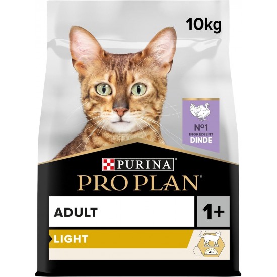 PRO PLAN Light Adult Dry Cat Food Turkey 10kg PRO PLAN Light Adult Dry Cat Food Turkey 10kg