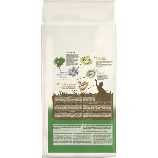 PURINA CAT CHOW Adult Sterilised - Rich in Turkey - 10kg - Dry Food for Adult Cats PURINA CAT CHOW Adult Sterilised - Rich in Turkey - 10kg - Dry Food for Adult Cats