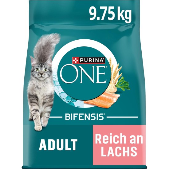 PURINA ONE Bifensis Adult Cat Salmon Dry Food 9.75kg PURINA ONE Bifensis Adult Cat Salmon Dry Food 9.75kg