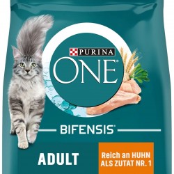 PURINA ONE Bifensis Adult Dry Cat Food, Rich in Chicken, Pack of 1 (1 x 5.7 kg)