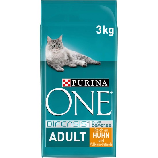 PURINA ONE Bifensis Adult Dry Cat Food, Rich in Chicken, Pack of 6 (6 x 750 g) PURINA ONE Bifensis Adult Dry Cat Food, Rich in Chicken, Pack of 6 (6 x 750 g)