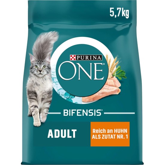 PURINA ONE Bifensis Adult Dry Cat Food, Rich in Chicken, Pack of 6 (6 x 750 g) PURINA ONE Bifensis Adult Dry Cat Food, Rich in Chicken, Pack of 6 (6 x 750 g)