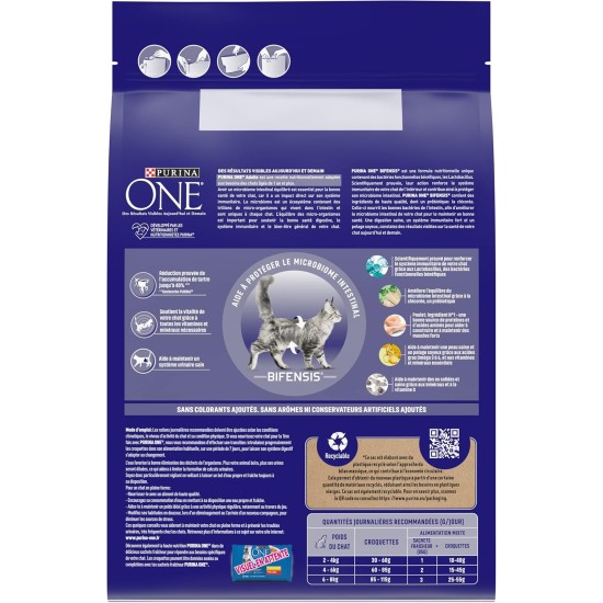 PURINA ONE Bifensis Adult Dry Food with Chicken for Adult Cats 3 kg PURINA ONE Bifensis Adult Dry Food with Chicken for Adult Cats 3 kg