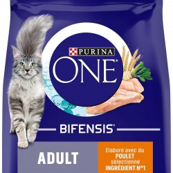 PURINA ONE Bifensis Adult Dry Food with Chicken for Adult Cats 3 kg