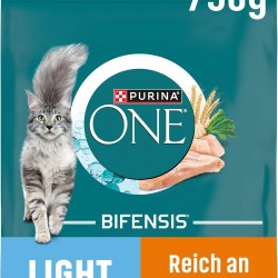 PURINA ONE Bifensis Light Dry Cat Food, Rich in Chicken, Pack of 6 (6 x 750 g)