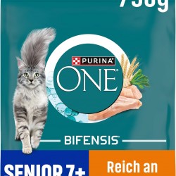 PURINA ONE Bifensis Senior 7+ Dry Cat Food, Rich in Chicken, Pack of 6 (6 x 750 g) PURINA ONE Bifensis Senior 7+ Dry Cat Food, Rich in Chicken, Pack of 6 (6 x 750 g)