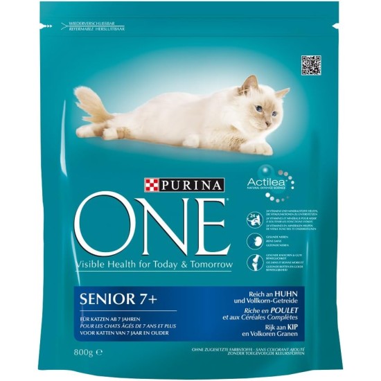 PURINA ONE Bifensis Senior 7+ Dry Cat Food, Rich in Chicken, Pack of 6 (6 x 750 g) PURINA ONE Bifensis Senior 7+ Dry Cat Food, Rich in Chicken, Pack of 6 (6 x 750 g)