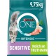 PURINA ONE Bifensis Sensitive Dry Cat Food, Rich in Turkey, Pack of 1 (1 x 9.75 kg) PURINA ONE Bifensis Sensitive Dry Cat Food, Rich in Turkey, Pack of 1 (1 x 9.75 kg)