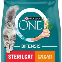 PURINA ONE Bifensis Sterilcat Dry Cat Food for Sterilised Cats, Rich in Chicken, Pack of 1 (1 x 5.7 kg) PURINA ONE Bifensis Sterilcat Dry Cat Food for Sterilised Cats, Rich in Chicken, Pack of 1 (1 x 5.7 kg)