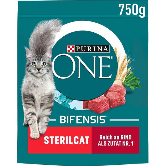 PURINA ONE Bifensis Sterilcat Dry Cat Food for Sterilised Cats, Rich in Chicken, Pack of 1 (1 x 5.7 kg) PURINA ONE Bifensis Sterilcat Dry Cat Food for Sterilised Cats, Rich in Chicken, Pack of 1 (1 x 5.7 kg)