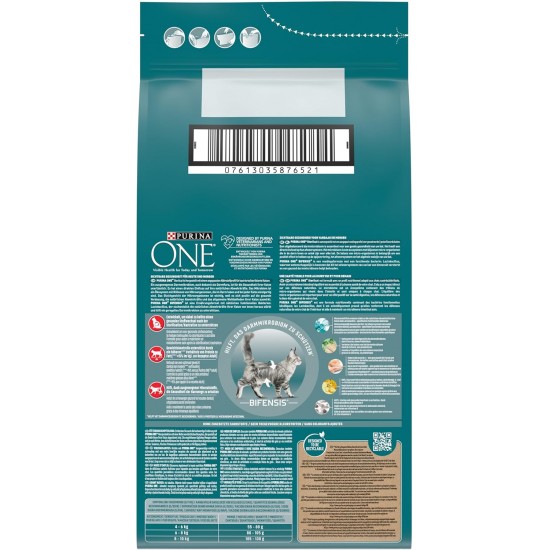 PURINA ONE Bifensis Sterilcat Dry Cat Food for Sterilised Cats, Rich in Chicken, Pack of 1 (1 x 5.7 kg) PURINA ONE Bifensis Sterilcat Dry Cat Food for Sterilised Cats, Rich in Chicken, Pack of 1 (1 x 5.7 kg)