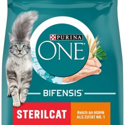 PURINA ONE Bifensis Sterilcat Dry Cat Food for Sterilised Cats, Rich in Chicken, Pack of 1 (1 x 5.7 kg)