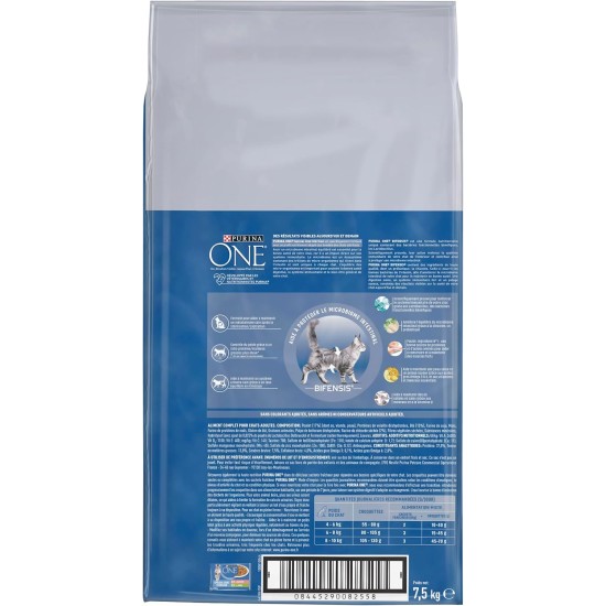 PURINA ONE Bifensis Sterilised Cat Food | Dry Food with Beef for Adult Cats | Bag of 7.5 kg PURINA ONE Bifensis Sterilised Cat Food | Dry Food with Beef for Adult Cats | Bag of 7.5 kg