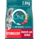 PURINA ONE Bifensis Sterilized Cat Food Dry for Sterilised Cats, Rich in Beef, Pack of 6 (6 x 750 g)