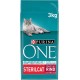PURINA ONE Bifensis Sterilized Cat Food Dry for Sterilised Cats, Rich in Beef, Pack of 6 (6 x 750 g)